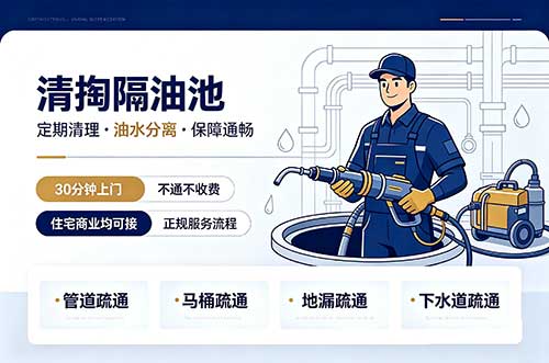 河源清掏隔油池